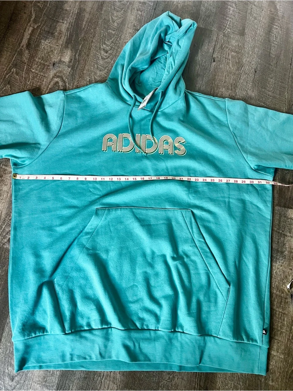 Adidas Men's Fleece Active Hoodie-Size 4XL Tall
